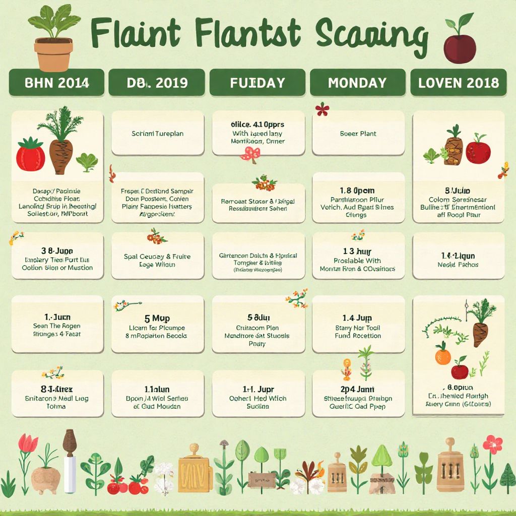 Seasonal planting guide